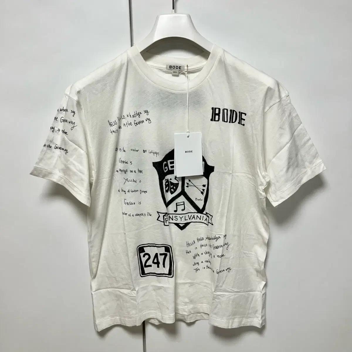 (새상품)[XL] 보디 BODE Camp Crest 티셔츠