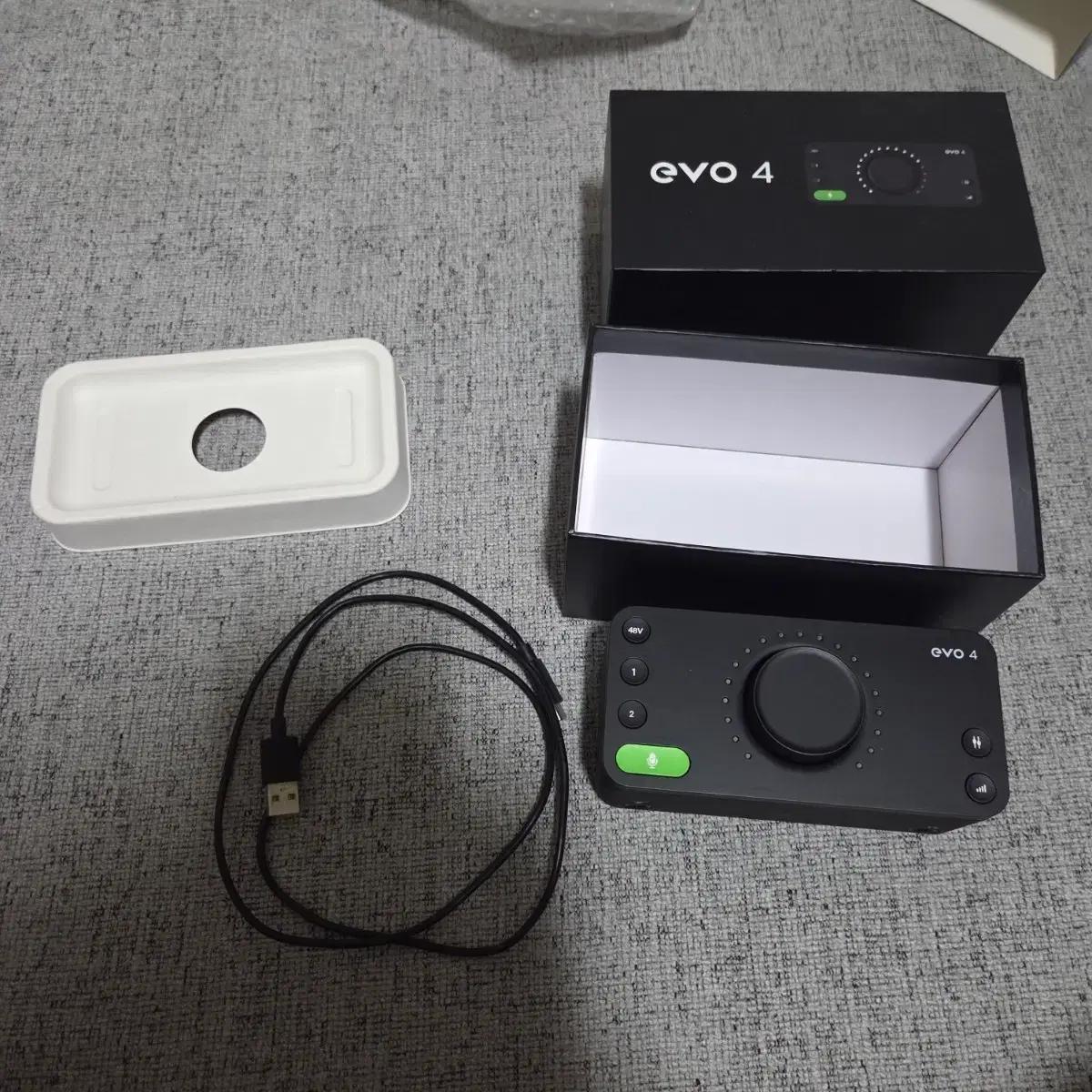 Audient EVO 4 오디오 인터페이스 풀박스