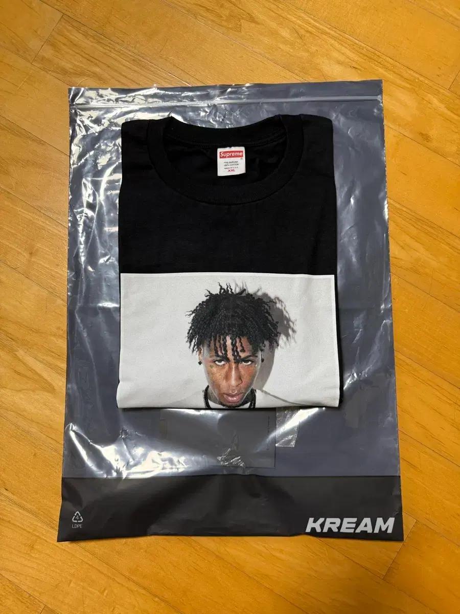 [새재품 XXL] 슈프림 영보이 포토티 블랙