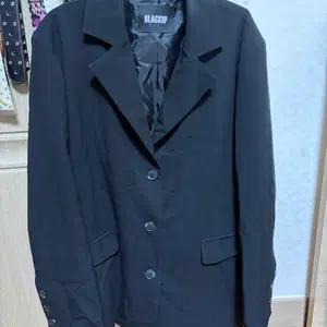 블랙업 오버핏 블레이저 블랙