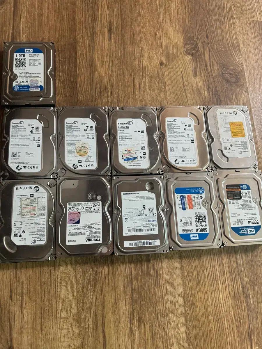 HDD 500GB 1TB 씨게이트/WD/삼성/도시바