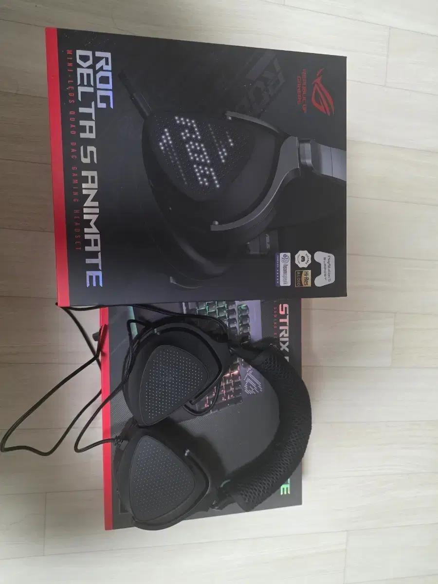 ASUS ROG Delta S Animate 게이밍 유선 헤드셋
