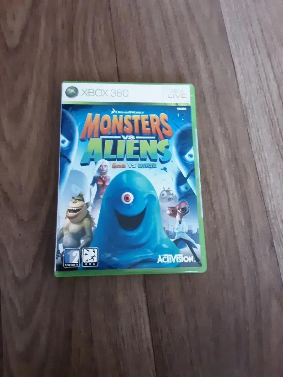 XBOX360 몬스터 vs 에이리언 게임