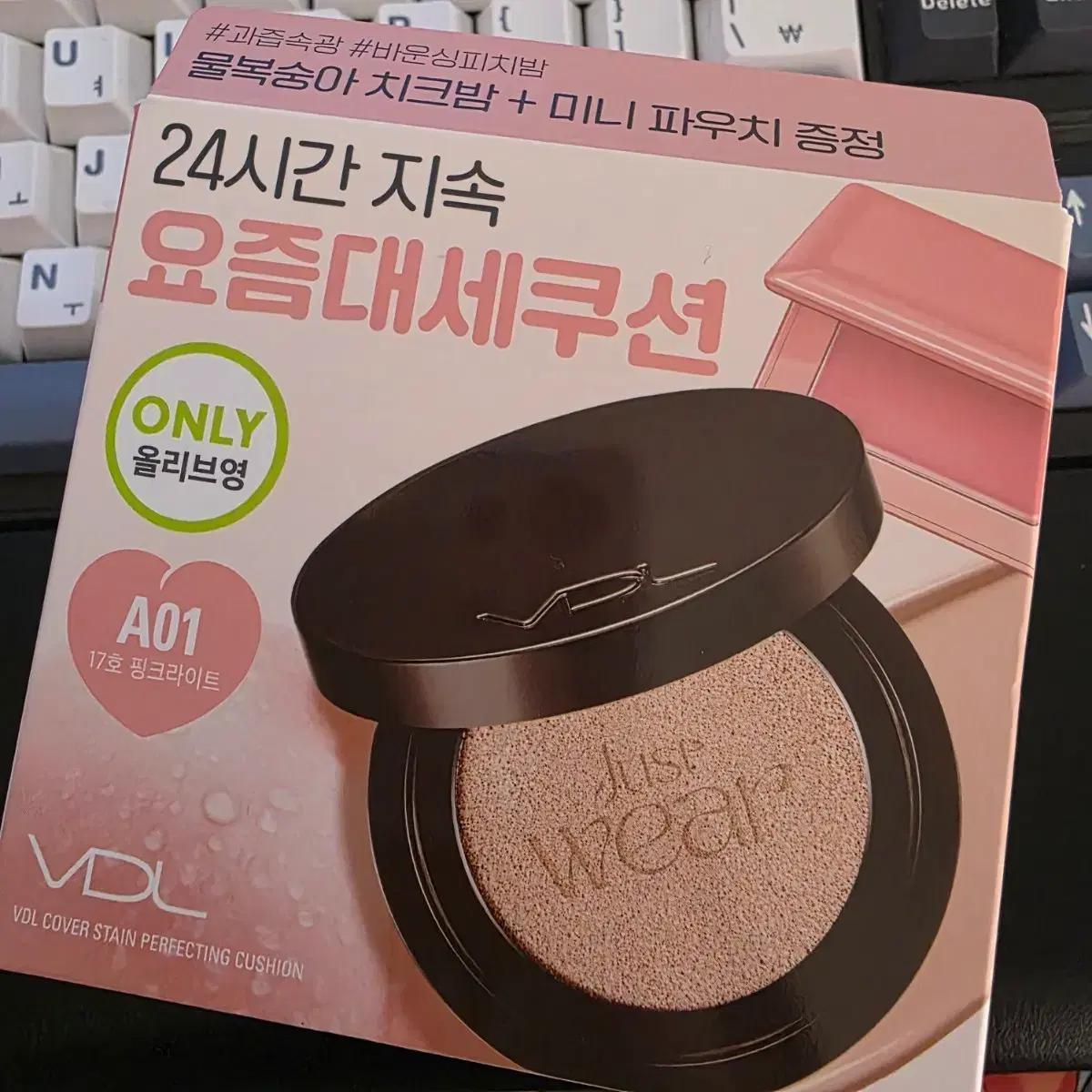 미개봉 VDL 커버 스테인 쿠션 A01 17호
