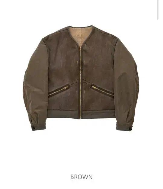 5사이즈 판매 비즈빔visvim 25ss 아이리스 쉽스킨 브라운