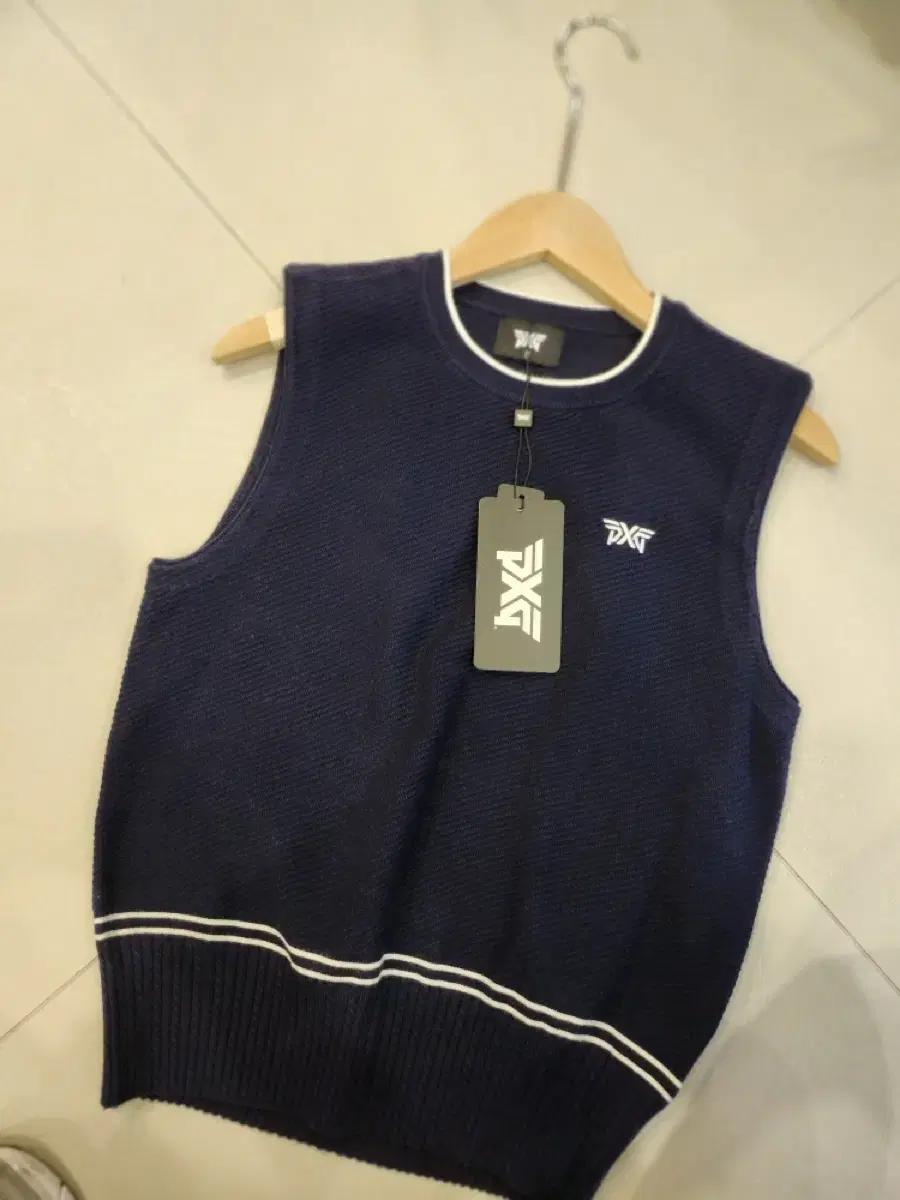 PXG 네이비 니트 베스트 S