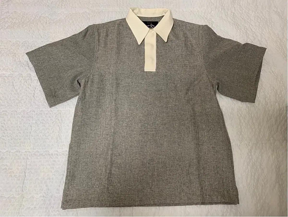 [L]STU x llud Cutoff Collar T-shirt gray