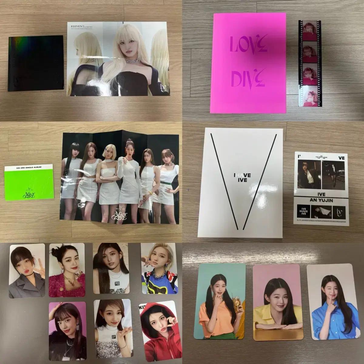 아이브 앨범 포카 굿즈 일괄