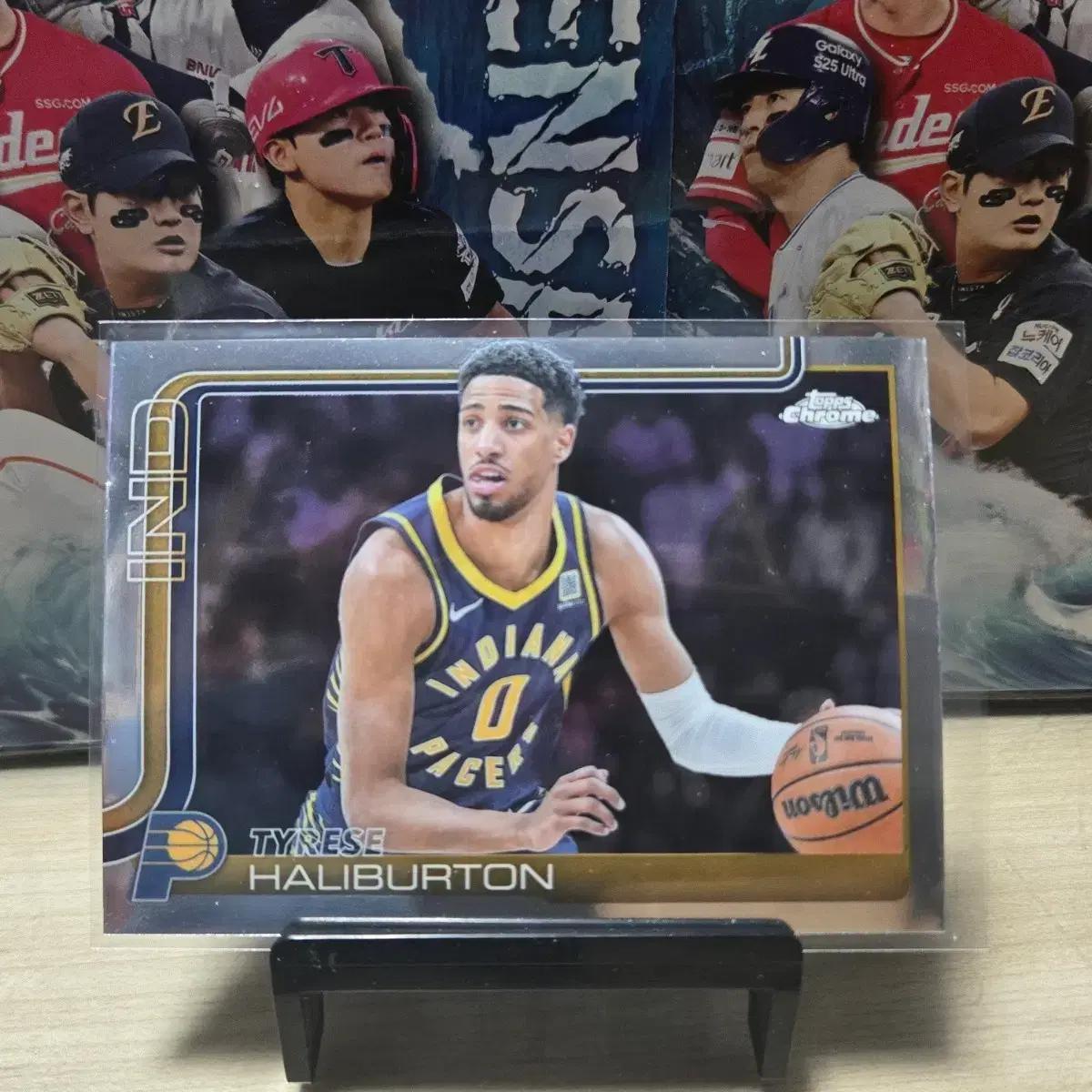 2025 Topps Tyrese Haliburton 크롬카드 판매합니다