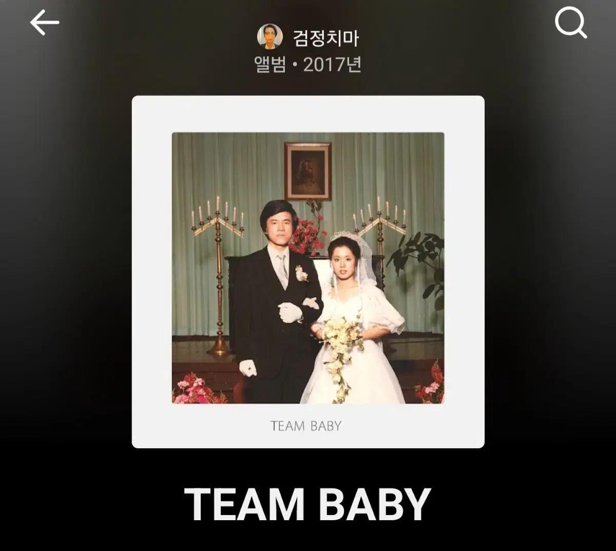 (구합니다) 검정치마 team baby lp