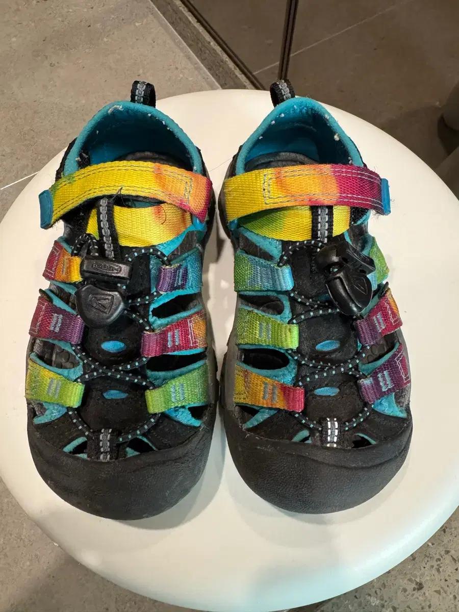 킨 Keen 아쿠아 샌들 멀티컬러 180