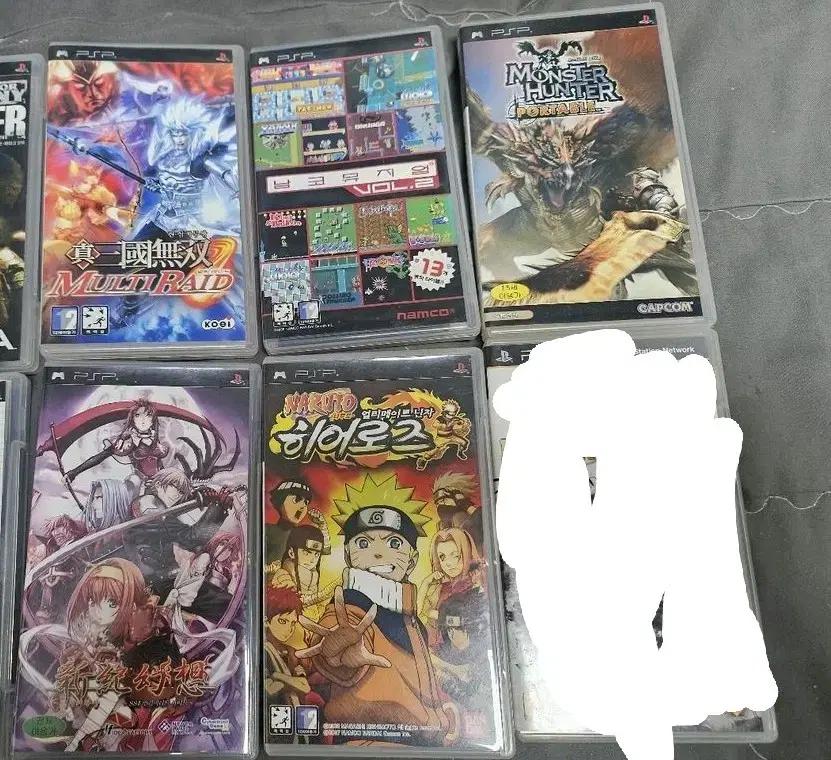 PSP 게임 다수 신기환상 몬스터헌터 남코뮤지엄