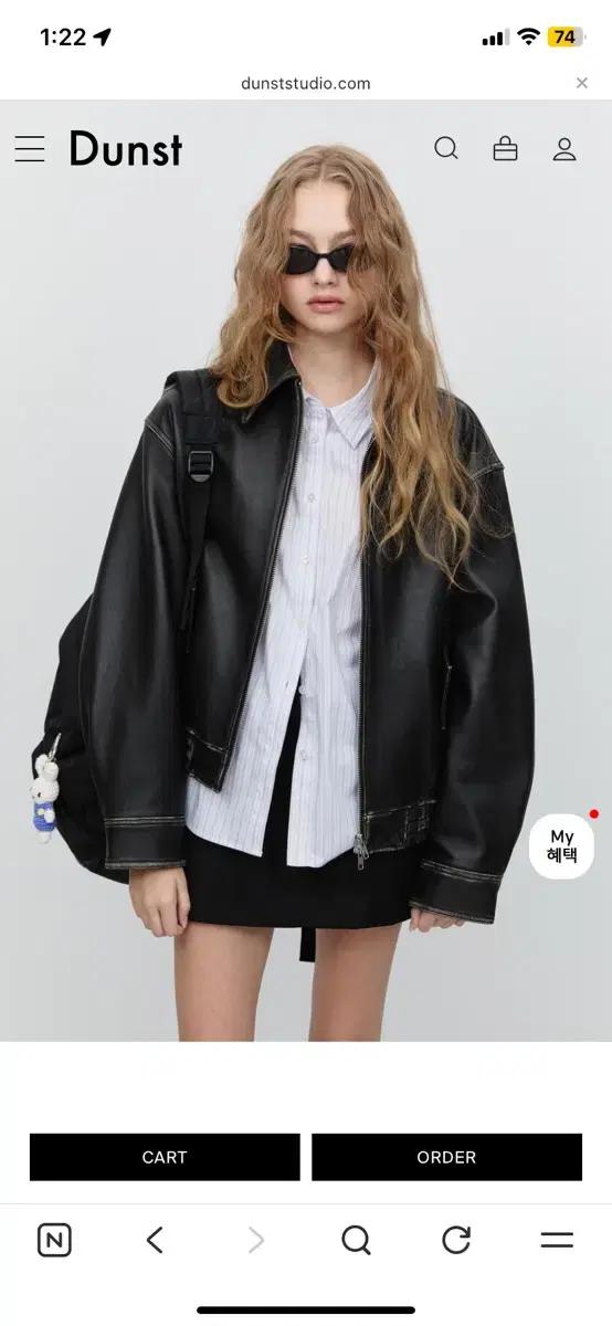 던스트 램스킨 리얼레더자켓 UNISEX LAMBSKIN LEATHER B