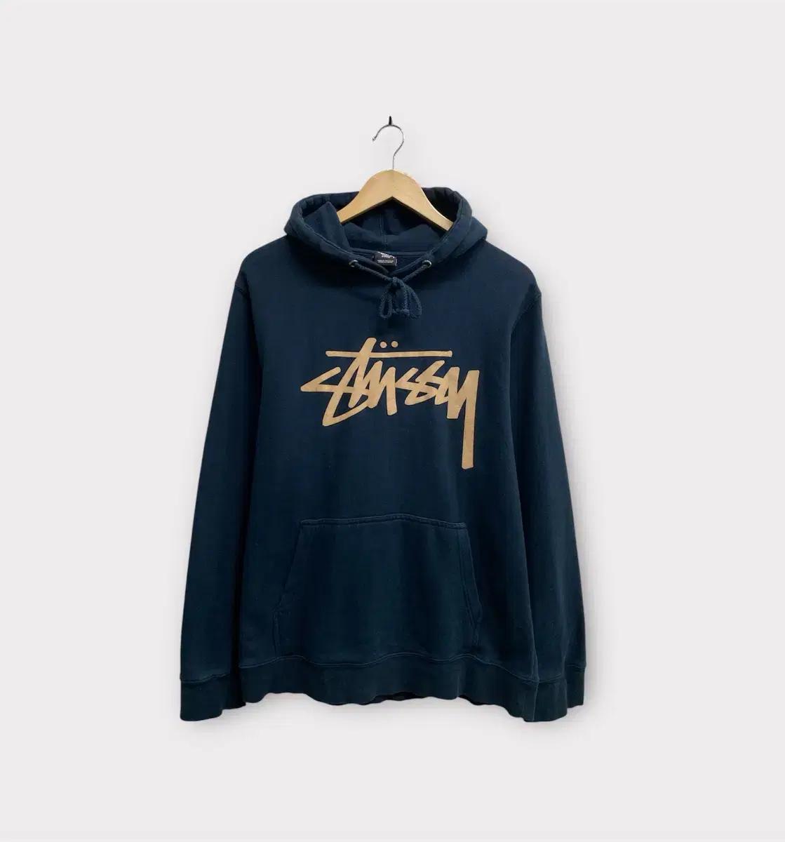 스투시 Stussy 빅로고 스웻 후드 L