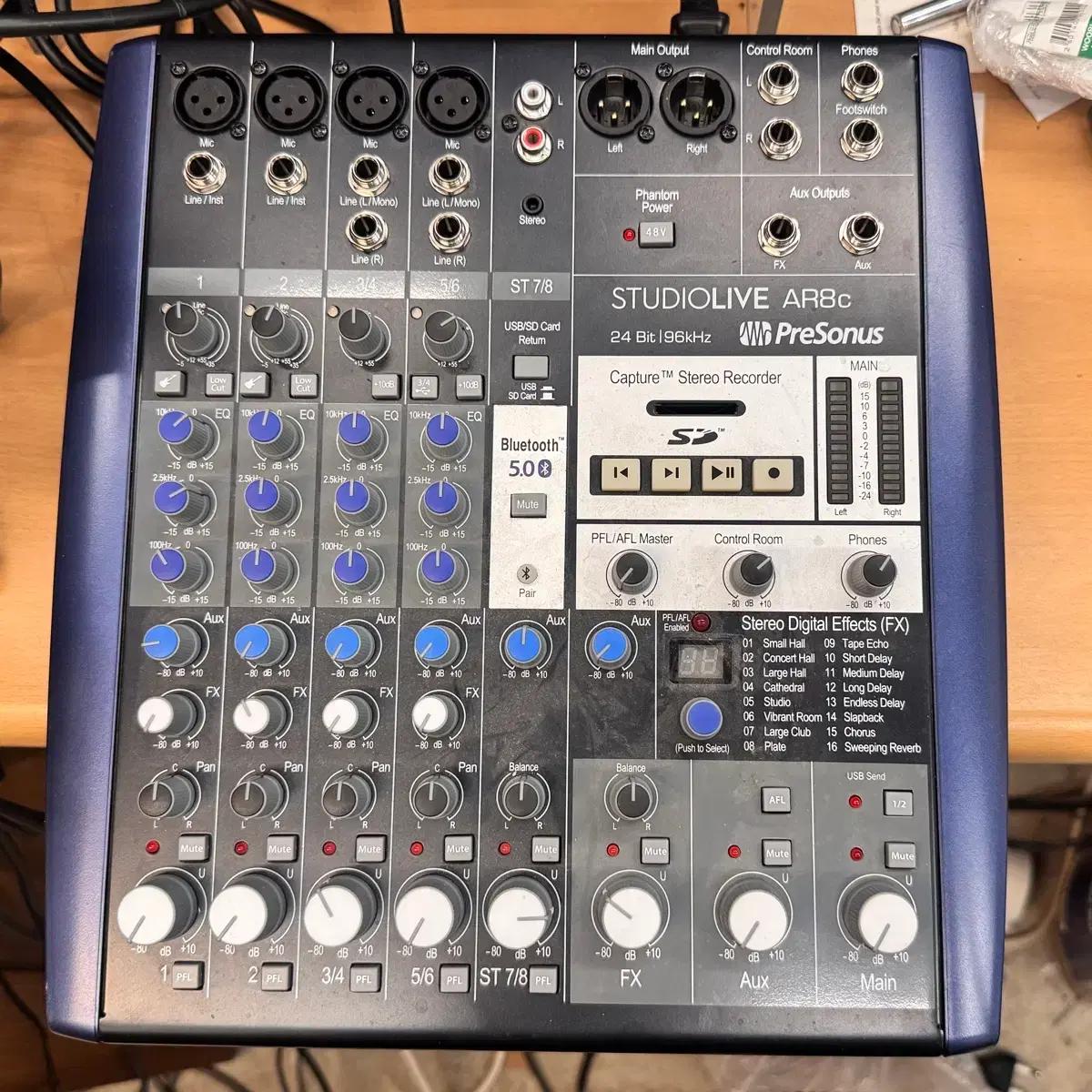 PreSonus StudioLive AR8c 믹서 팝니다