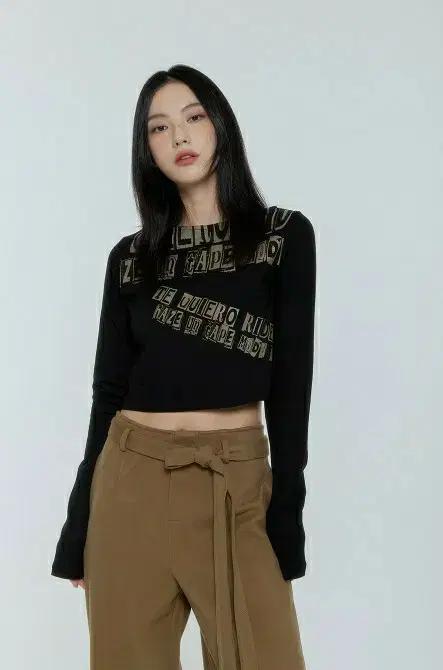 스타일난다 티셔츠 (블랙,아이보리)