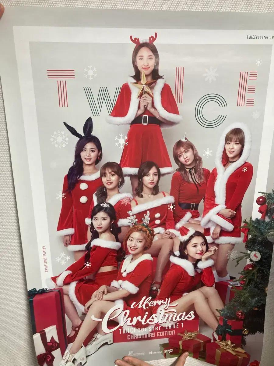 트와이스 TWICEcoaster:LANE1 크리스마스 에디션 포스터