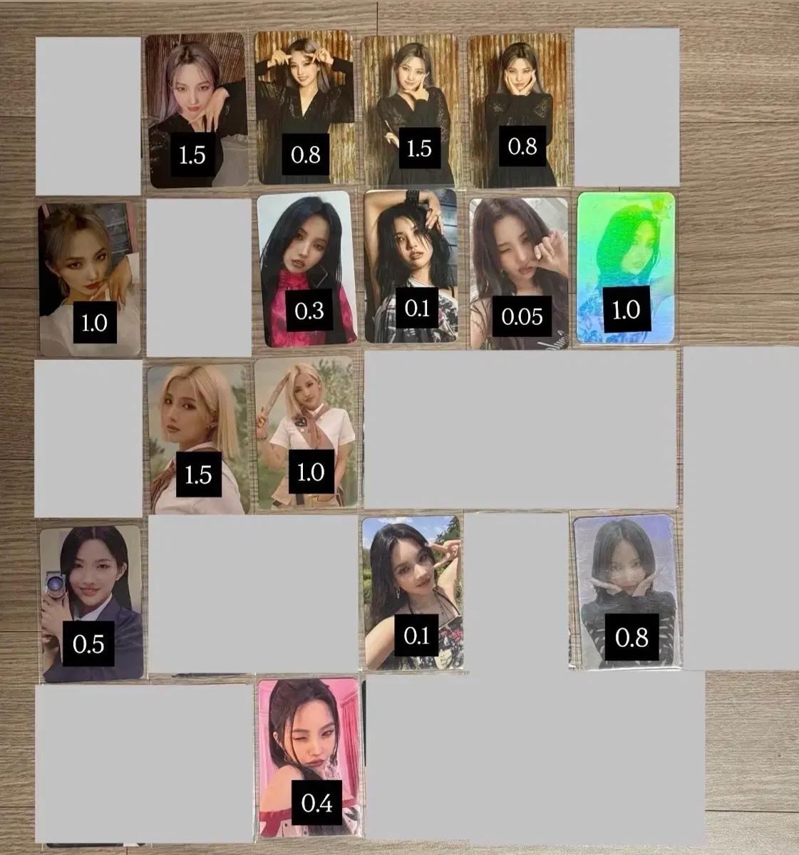 일괄) 여자아이들 아이들 전소연 소연 포카 판매