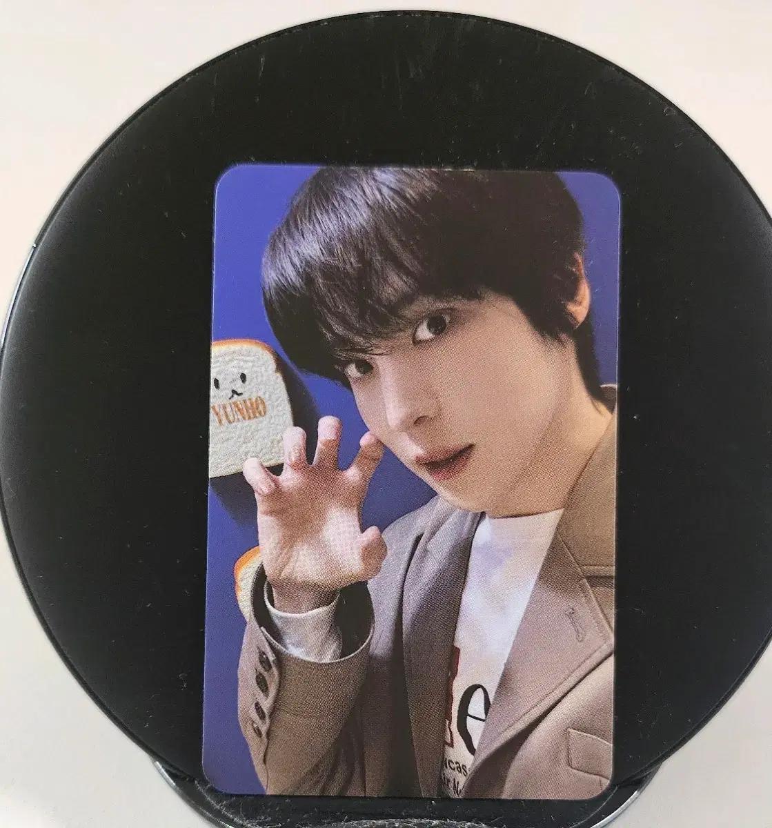에이티즈 윤호) 팬플데이 네일 포카 실버