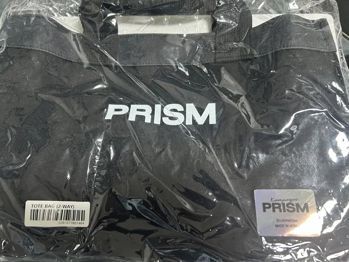 인피니트 김명수(L)PRISM 검정색 토트백(미개봉)