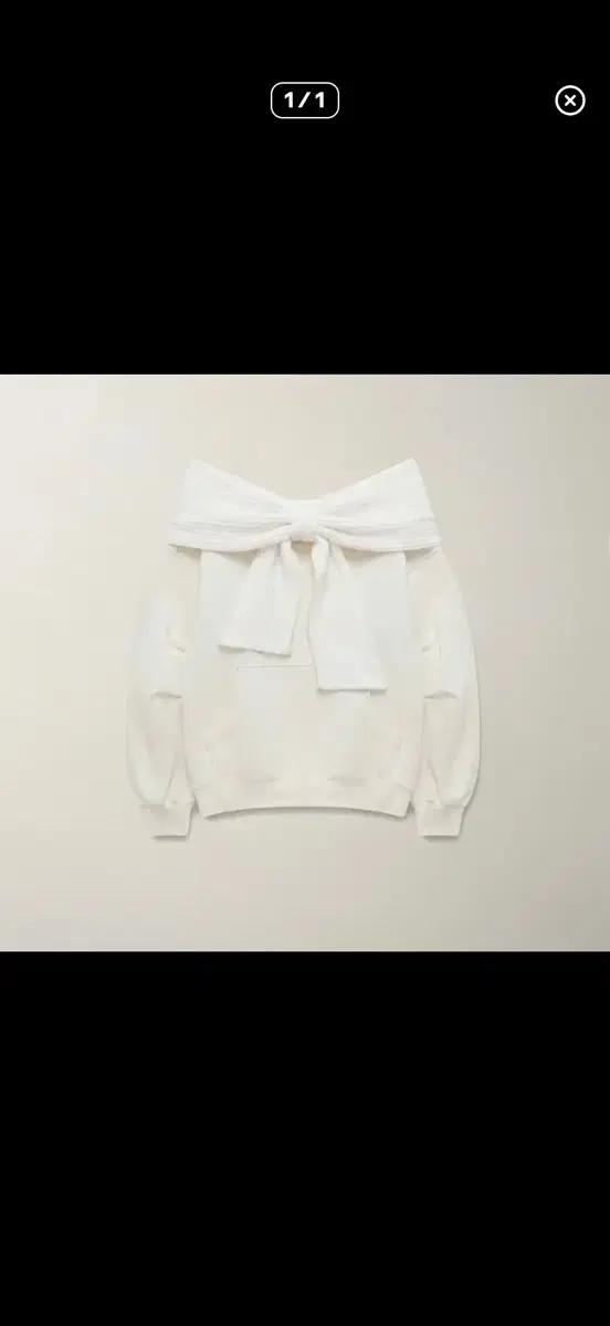 더티스 리본후드 아이보리 기모