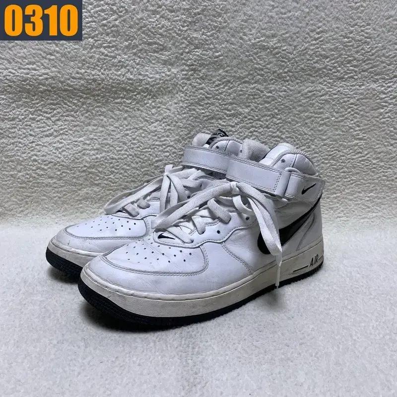 [280] NIKE 나이키 에어포스 하이 흰검 운동화