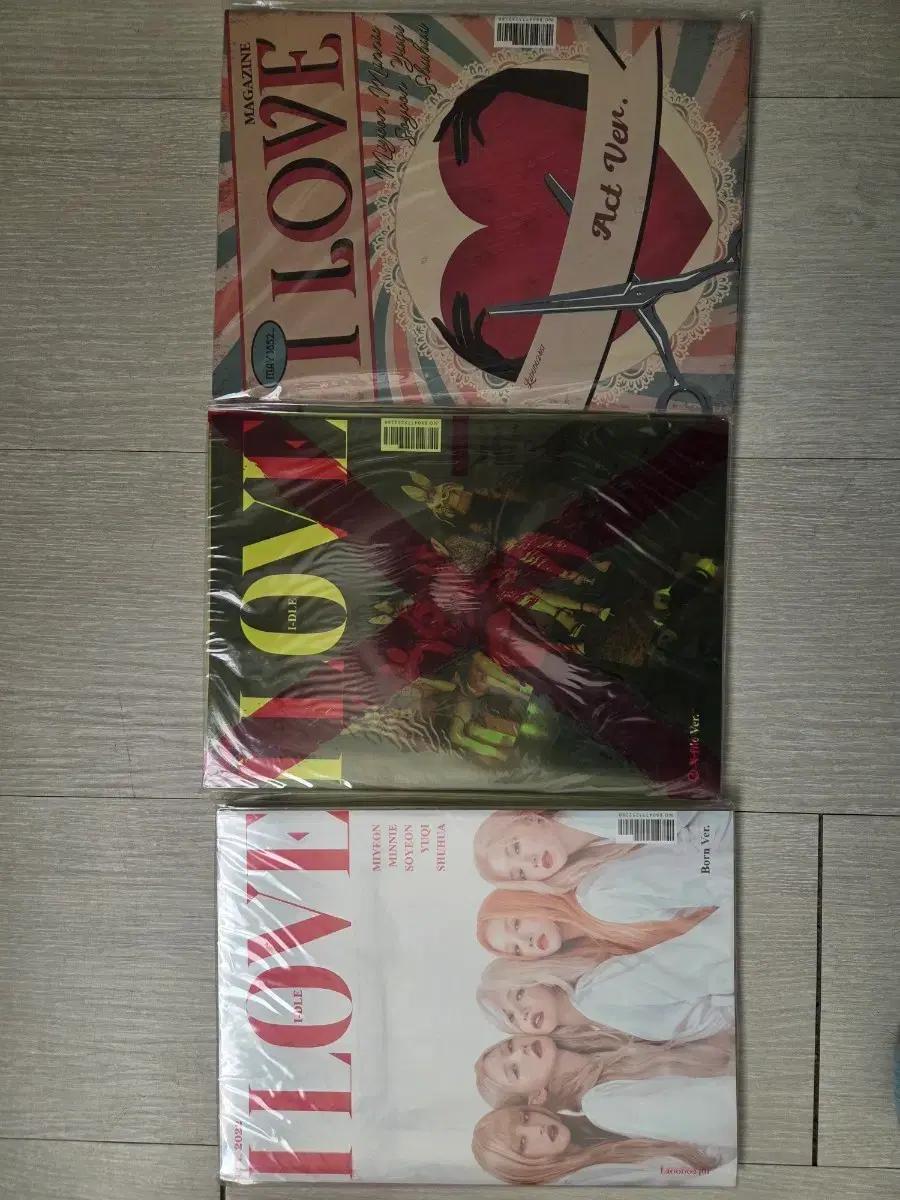 (여자)아이들 I love 앨범 3종 세트