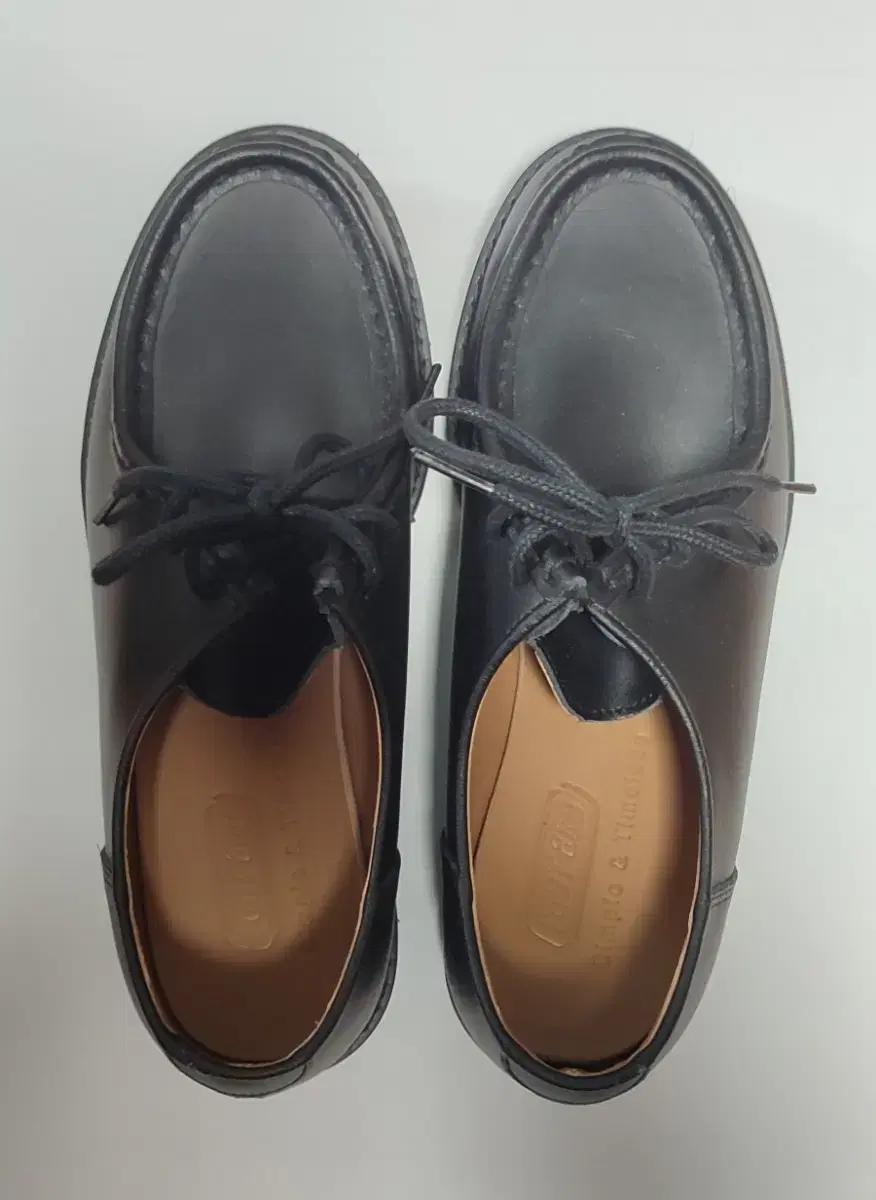 블랙 더비 슈즈 260MM,거의 신상