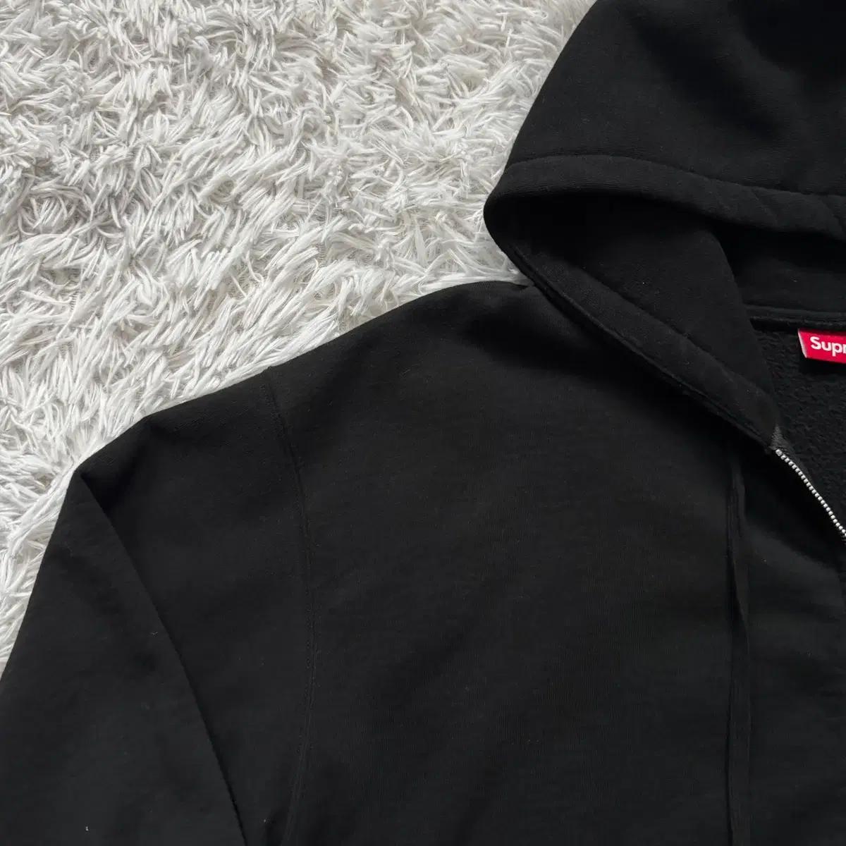 SUPREME 슈프림 스몰 박스 집업 후드 스웨트셔츠 블랙 XXL 110