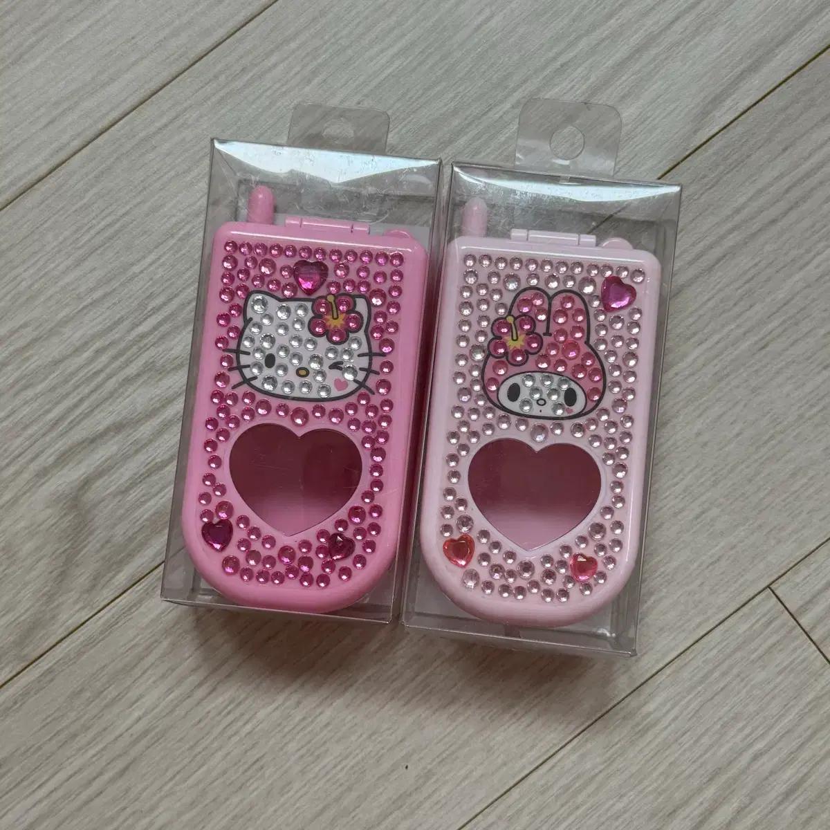 일괄 산리오 코갸루 헬로키티 마이멜로디 폴더폰 보관함 수납함 보관통