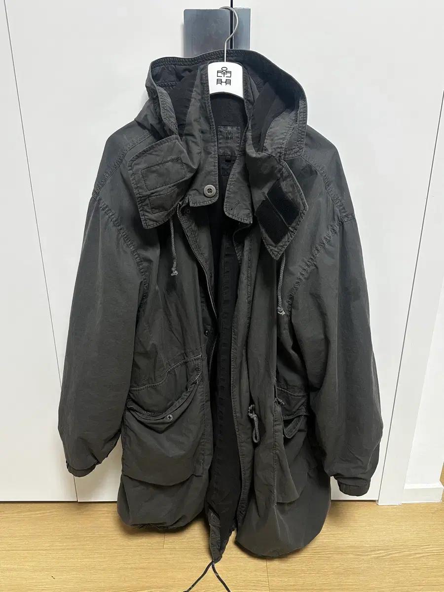 (4,xl) 폴리테루 65 델 파카 세이지 그레이