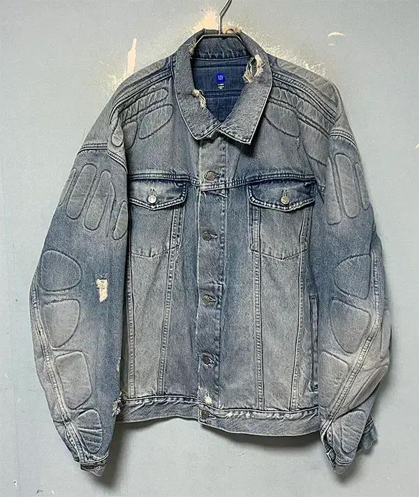 Yeezy Gap 칸예 모토 USA 남자 오버핏 데님자켓 XL