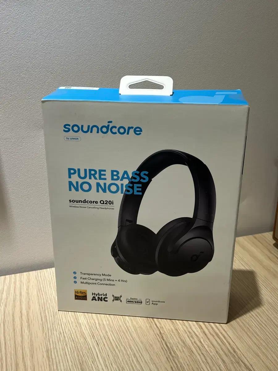 미개봉 새 제품) Soundcore by Anker Q20i 헤드폰 이어