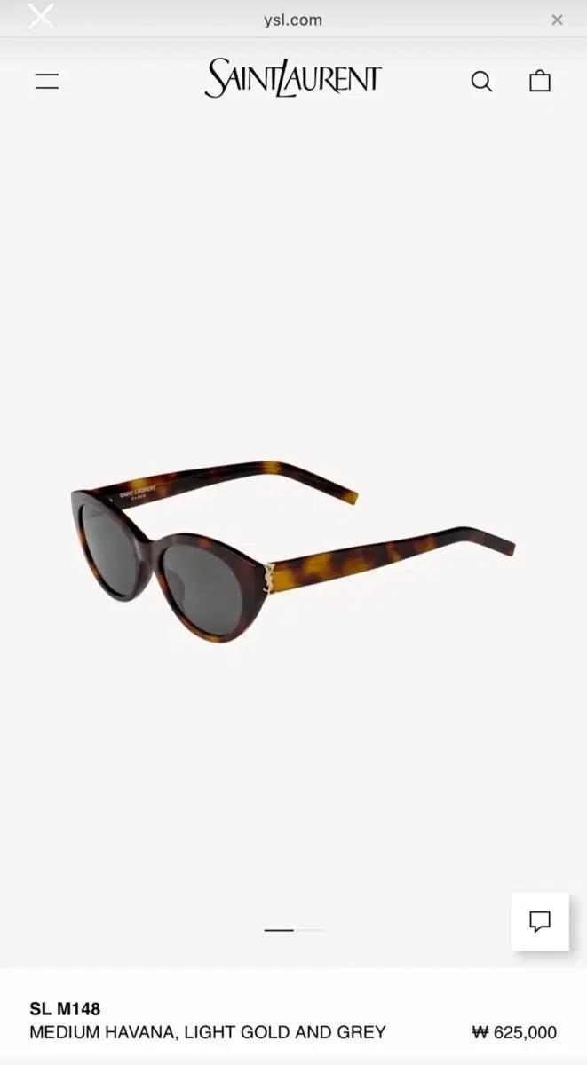 정품 > SAINT LAURENT 생로랑 라운드 캣아이 선글라스