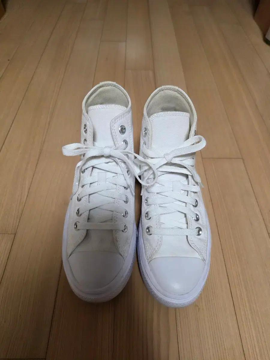 컨버스 올스타 하이 흰색 운동화