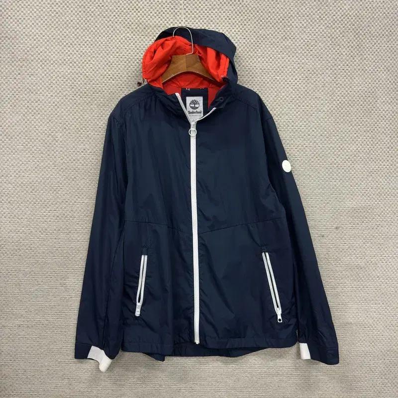 팀버랜드 캐주얼 고무로고 윈드러너 바람막이 XL A07399