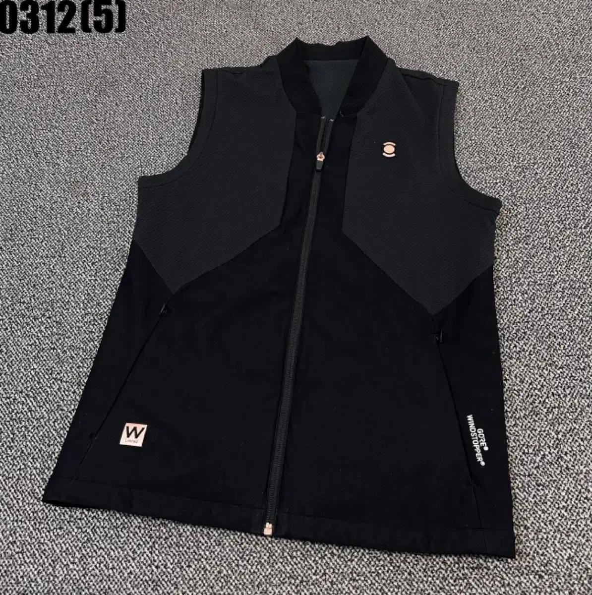 와이드앵글 GORE WINDSTOPPER 여성용 블랙 조끼95 0312