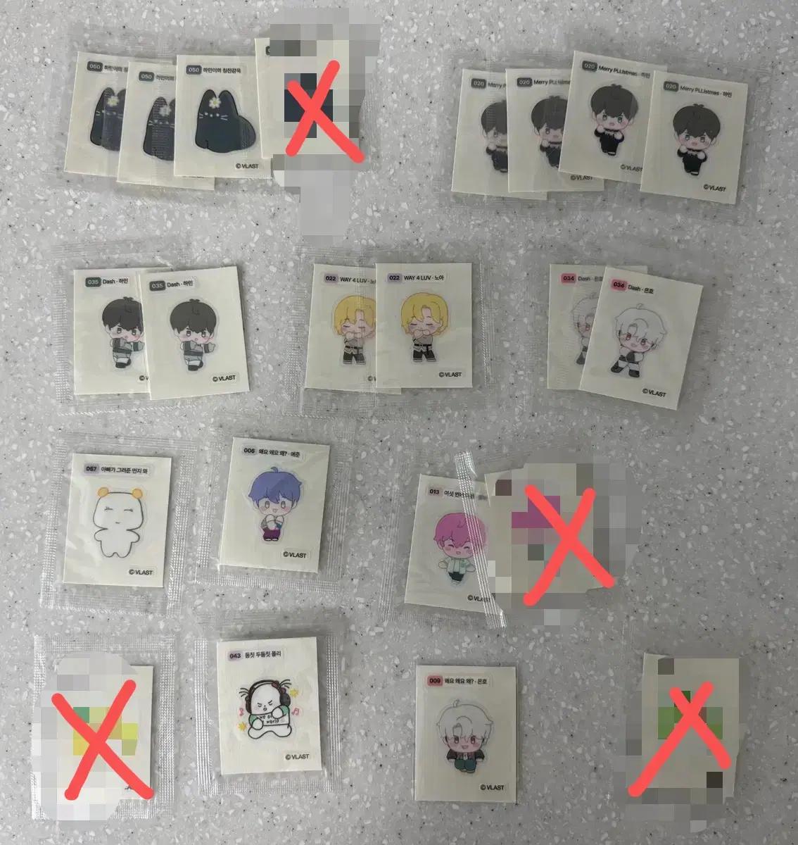 플레이브 GS25 띠뿌씰 띠부씰 판매합니다!