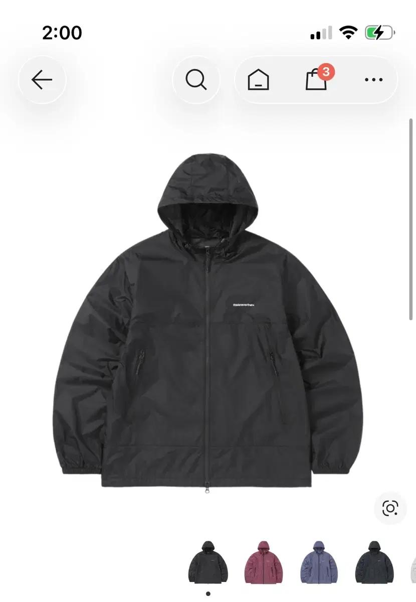 디스이즈네버댓 바람막이 XL 새상품