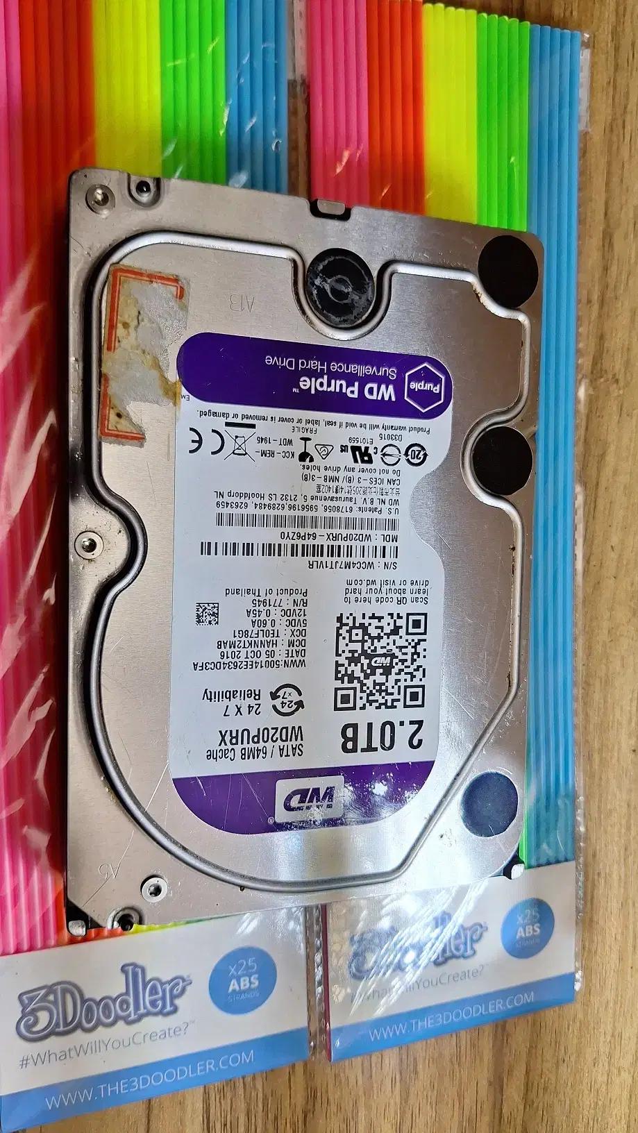 WD 2.0TB/2테라 HDD