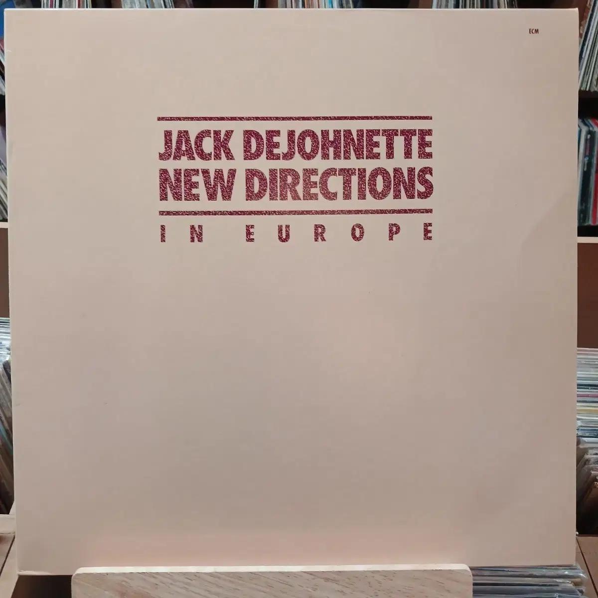 재즈 JACK DEJOHNETTE IN EUROPE LP
