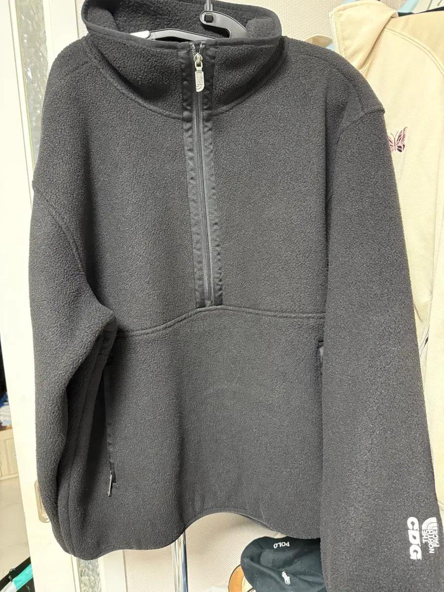 Cdg x 노스페이스 반집업 후리스 L