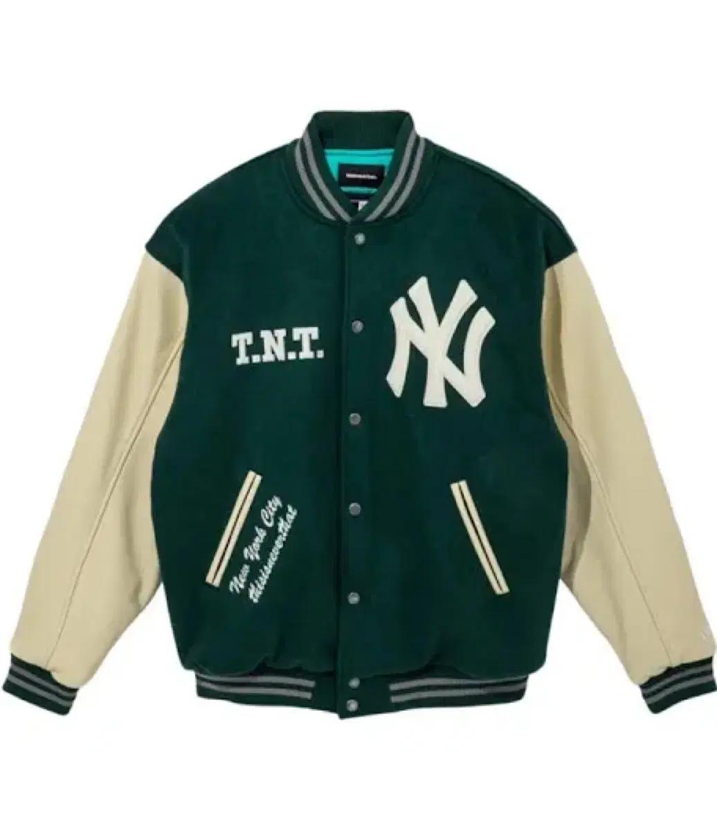[s]디스이즈네버댓 x 뉴에라 x mlb 뉴욕 양키스 바시티 자켓