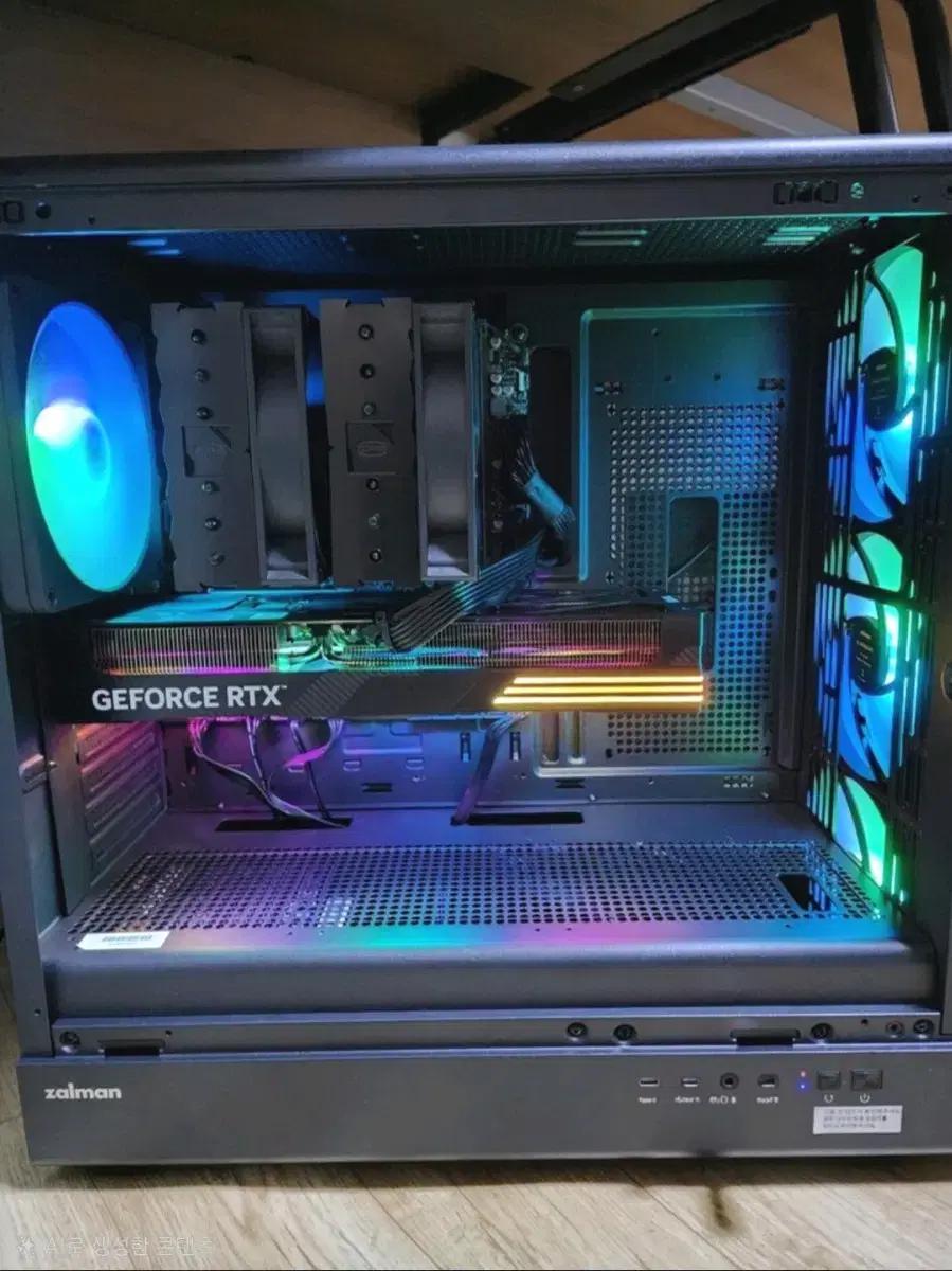 (새상품)(직거래) 7800X3D 5070ti  게이밍 컴퓨터 본체