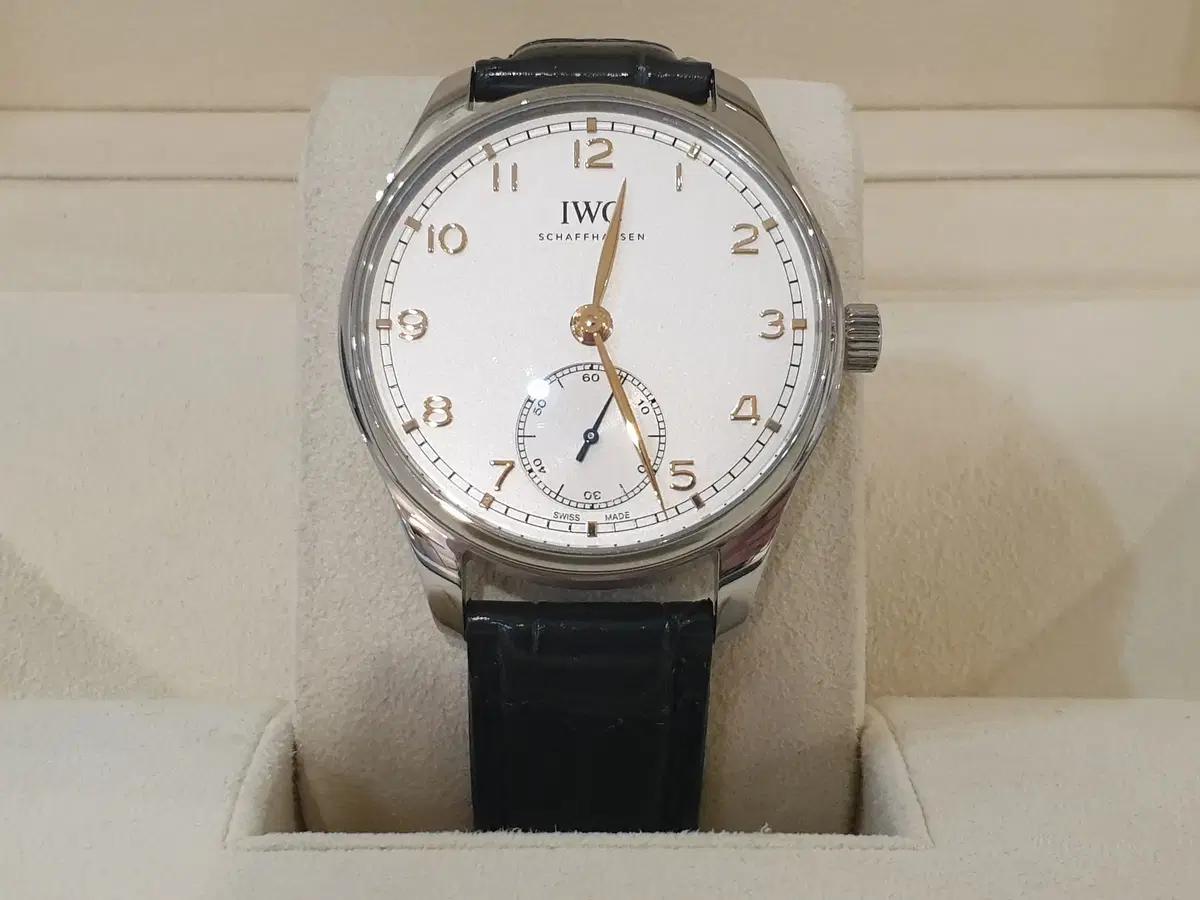 IWC포르투기저 스몰세컨즈 시스루백 IW358303