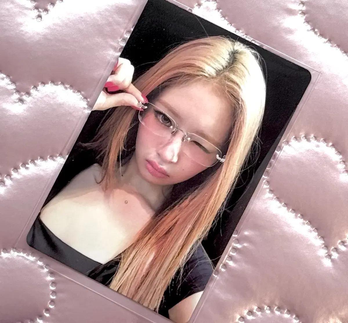 아이브 레이 REVIVE+ 메이크스타 무테안경 포카 판매