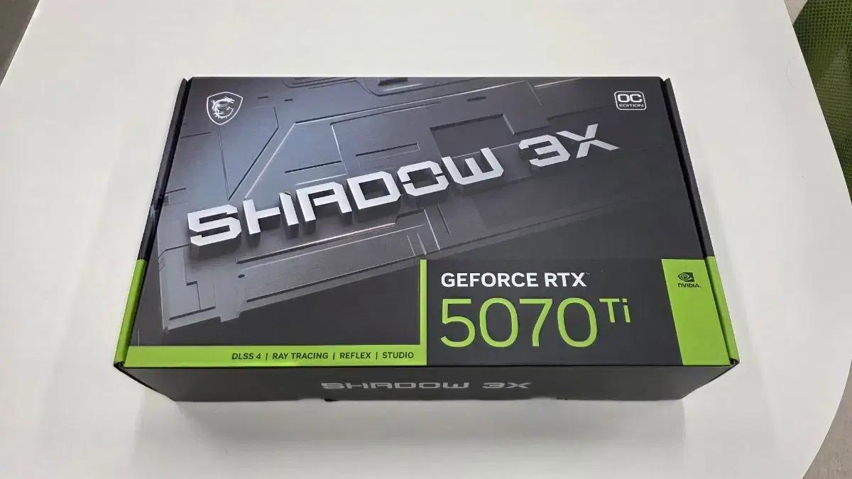 MSI RTX 5070Ti SHADOW 3X OC 에디션
