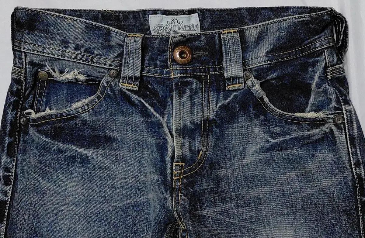 [Selvedge/26] Rodeo Crowns 헤비 데미지 셀비지 데님