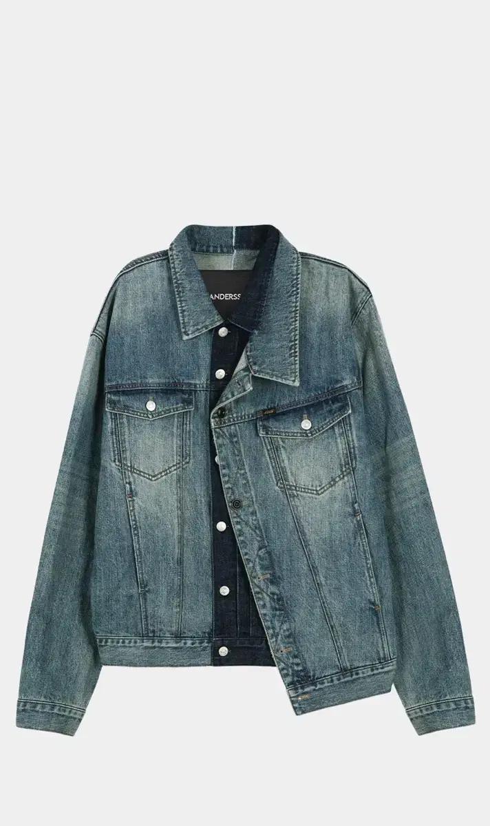 앤더슨벨UNISEX ASYMMETRIC LAYERED DENIM JACK