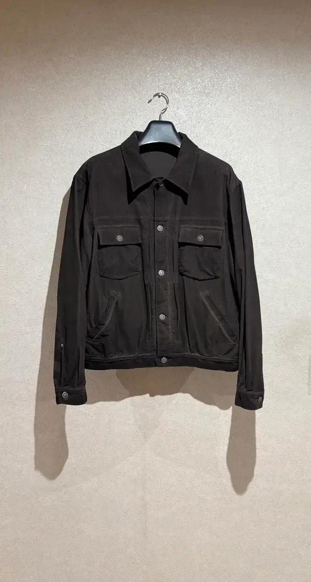 [3] 폴리테루 24fw 유즈드 트러커 자켓 코듀로이 카모 브라운(초판)